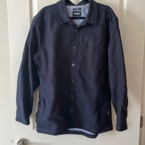 Canvas shirt jacket